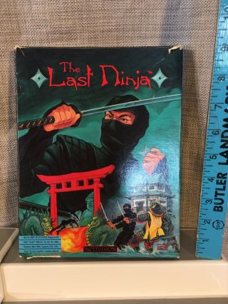Vintage 1987 The Last Ninja Pc Game Complete Tandy Ibm Floppy Discs