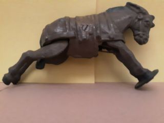 Antique Mechanical Cast Iron Horse Mule For Bank