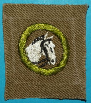 Animal Industry Type A Full Square Merit Badge - Boy Scouts - X172
