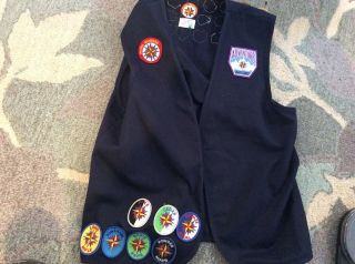 Royal Rangers Vest With Over 30 Patches Mens Medium