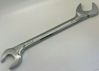 Vtg Snap On Tools 1 - 3/8 " Sae 4 Four Way Angle Open End Wrench Vs44 Large Long