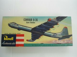 1954 Vintage Revell Convair B - 36 Kit H205:98