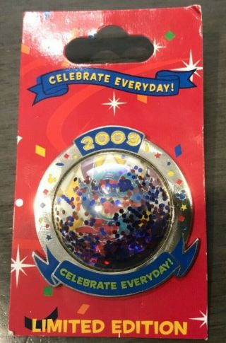Stitch Confetti Bubble Snowglobe Globe Celebrate Everyday Disney Pin Le 2000 Wdw