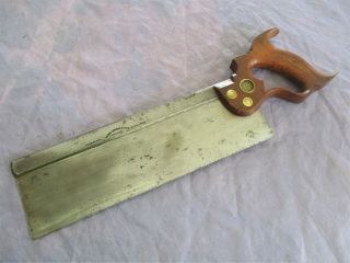 Vintage Henry Disston & Sons 12 Inch Back Dovetail Saw 14ppi