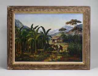 Jose Yepez Arteaga - Latin / South American Impressionist Painting - Ecuador 1940