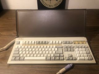 Vintage Focus Electronic Fk - 2001 Clicky Mechanical Keyboard With Cover