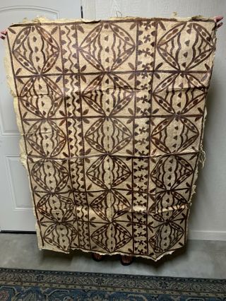 Old Samoan Tapa Cloth