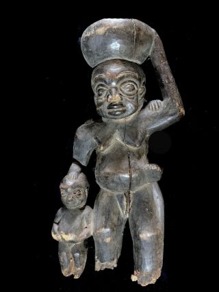 Fabulous Mother And Children Figure Dem Rep Congo (old) Pre 1960