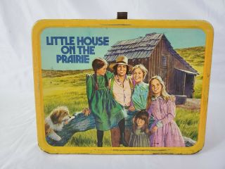 VINTAGE 1978 LITTLE HOUSE ON THE PRAIRIE TIN LUNCHBOX LUNCH BOX AND THERMOS D - 29 2