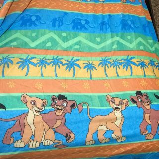 Disney The Lion King Twin Size Fitted Sheets Simba Nala Vintage