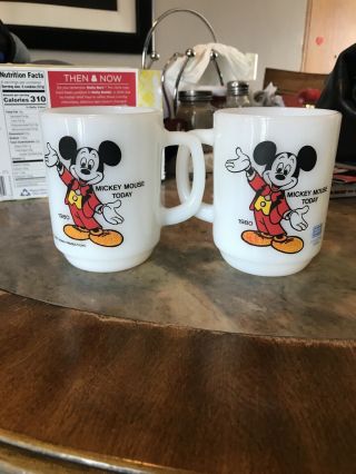 Vintage Disney Mickey Mouse 1980 Pepsi Collector Series Cup Mug