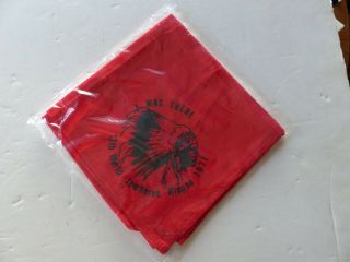 1971 13th Xiii World Jamboree Boy Scout Bsa Red " I Was There " Neckerchief