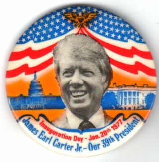 Jimmy Carter Inauguration Day Button