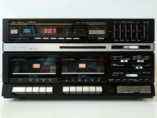 Vintage AM/FM/Cassette/Turmtable Compact Combo Stereo Fisher MC - 723BK w/Spk 2