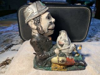 J E STEVENS PADDY AND THE PIG MECHANICAL COIN BANK 2