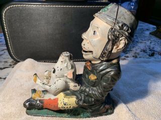 J E STEVENS PADDY AND THE PIG MECHANICAL COIN BANK 3