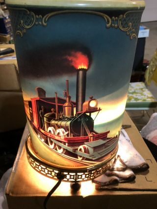 Vintage Econlite Train Motion Lamp John Bull