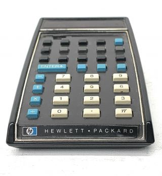 Vintage Hewlett Packard Hp 35 Calculator In U.  S.