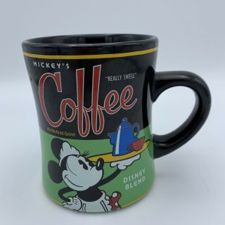 Walt Disney World Mickey ' s Really Swell Coffee Cup Theme Perks Minnie Mouse Mug 3