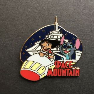Walt Disney World Attractions - Space Mountain Only Lilo Stitch Disney Pin 57803