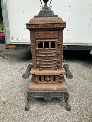 Antique Cast Iron Parlor Stove