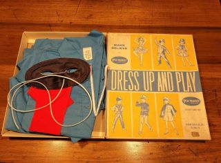 Vintage Plamaster Dress Up & Play The Lone Ranger Large Cowboy Costume Outfit