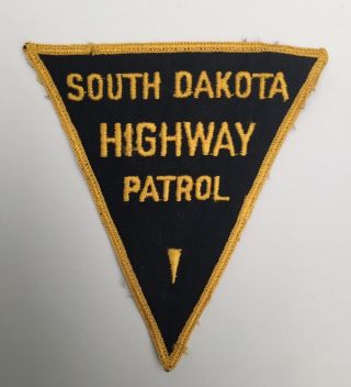 South Dakota Highway Patrol Old Cheesecloth Patch Purchased In 1960s From Dept
