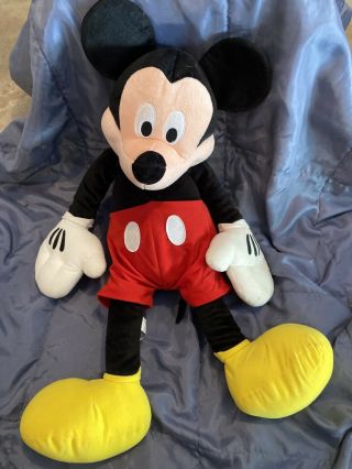 26 " Large Walt Disney Mickey Mouse Plush Stuffed Toy