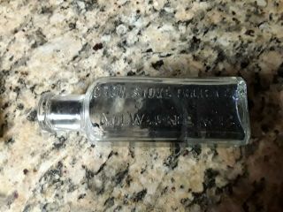 Antique Bottle - Crow Stove Polish Co. ,  Milwaukee,  Wis.  (wi,  Wisc. )
