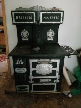 Vintage Antique Cast Iron Stove (the Great Majestic)
