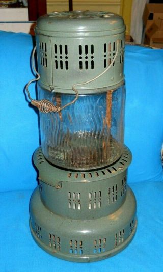 Vintage Perfection Kerosene Heater With Perfection Glass Globe
