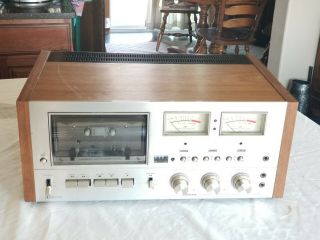 Vintage Pioneer Ct - F9191 Stereo Cassette Deck W Dolby In Wood Case