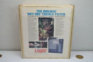 Vintage Biologic Aquarium Products Wet/dry Trickle Filter 802 Open Box