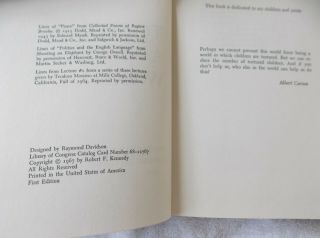 ROBERT F KENNEDY - 1967 FIRST EDITION - - TO SEEK A NEWER WORLD - Doubleday Publ 2