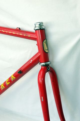 Vintage 1980s Trek USA Made 54cm Aluminum Road Bike Frame & Fork 2