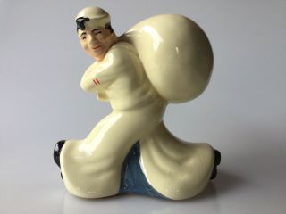 The Seamen’s Bank For Savings Ceramic Pottery Sailor Cork Bottom Vintage