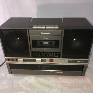 Vintage Panasonic Sg - J500 Boombox Radio Turntable Radio Cassette Record Player