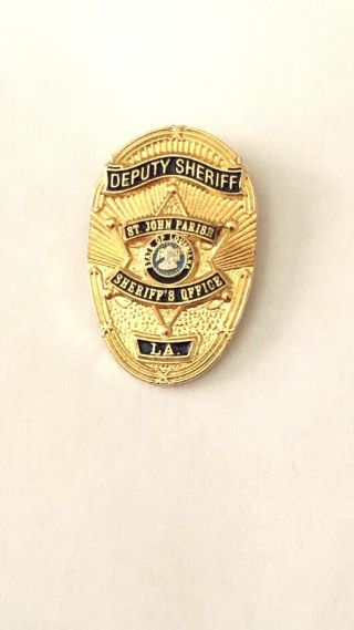 Deputy Sheriff St John Parish La Sheriff’s Office Lapel Pin
