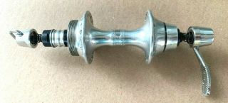 Vintage Campagnolo C Record 36h 1.  375x24 Bsc English Rear Hub W Quick Release