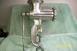 Chop Rite Mfg Co.  Meat Grinder 10,  Tinned,  Made in USA,  Vintage 3
