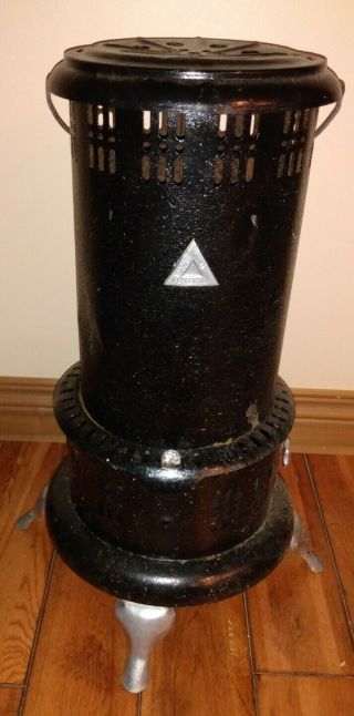 Antique Perfection Oil Heater No 525 Has Fe Imperfections Still Looks