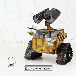 Wall - E Robot Money Box Coin Piggy Bank Handmade Toy Metal Model Home Decoration