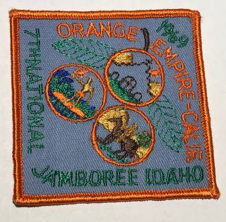 1969 Orange Empire California National Jamboree Patch Tk2