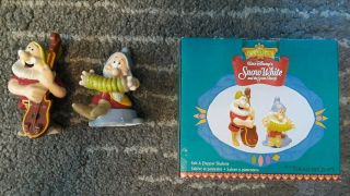 Disney Snow White & The Seven Dwarfs Salt & Pepper Treasure Craft Happy Bashful