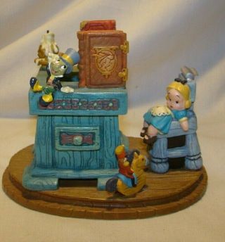 Disney Pinocchio Desk Set Jiminy Cricket Tape Dispenser W/ Toys & Books