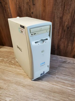 Dell Dimension L1000r Vintage Desktop Pc Microsoft Windows 2000 Pentium Read