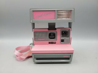 Vintage Polaroid Cool Cam Instant Land Camera Pink & Gray w/ Box & Film 2