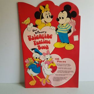 Walt Disney Valentines Big Book Full Vintage
