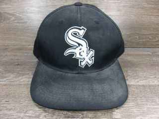 Vintage 80s Chicago White Sox Youngan Plain Logo Snapback Hat Cap The G Cap Mlb
