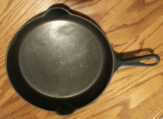 Vintage O.  P.  & Co.  No 8 Cast Iron Skillet W/ Heat Ring 1880 - 1890s Reading Pa